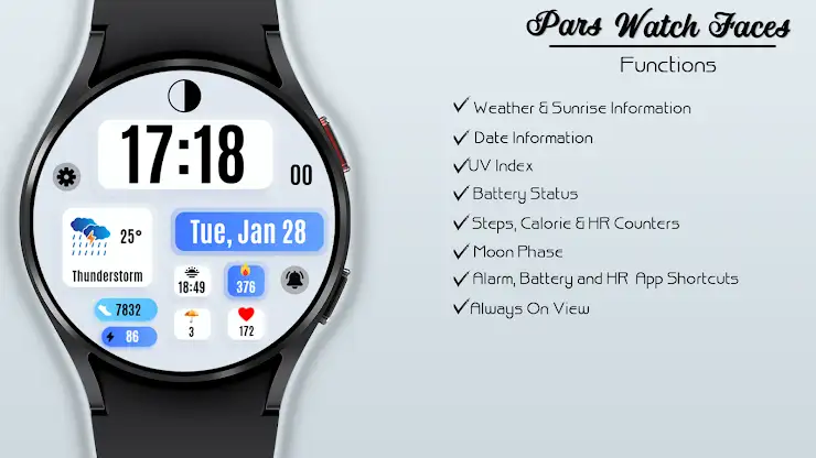 Sera Digital Watch Face screenshot 4