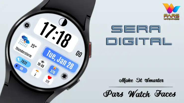 Sera Digital Watch Face screenshot 6