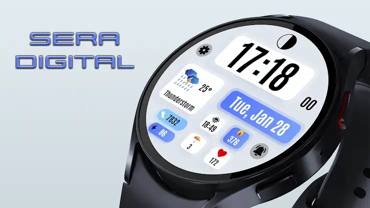 Sera Digital Watch Face screenshot 2