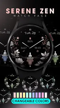 Serene Zen Watch Face screenshot 3