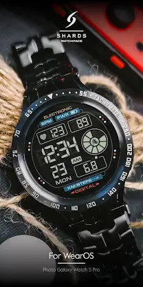 SH001 Watch Face, WearOS watch screenshot 5