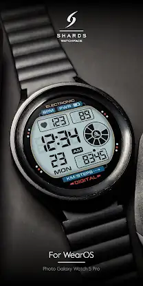SH001 Watch Face, WearOS watch screenshot 3
