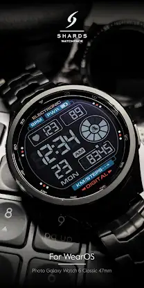 SH001 Watch Face, WearOS watch screenshot 2