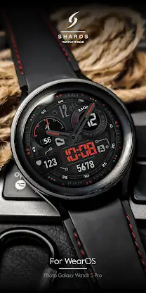 SH005 Watch Face, WearOS watch screenshot 4