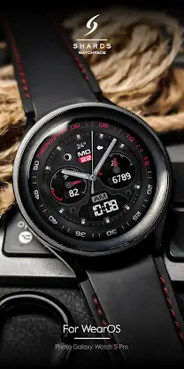 SH013 Watch Face, WearOS watch screenshot 2