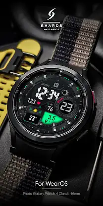 SH017 Watch Face, WearOS watch screenshot 3