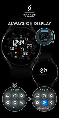 SH017 Watch Face, WearOS watch screenshot 7