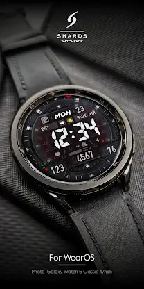 SH018 Watch Face, WearOS watch screenshot 2