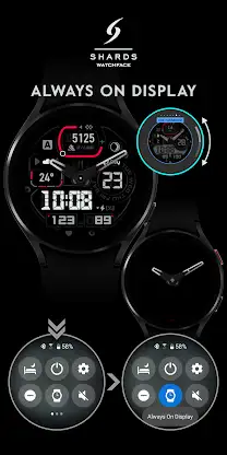 SH019 Watch Face, WearOS watch screenshot 7