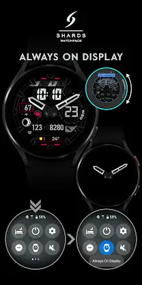 SH022 Watch Face, WearOS watch screenshot 7