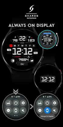 SH024 Watch Face, WearOS watch screenshot 7