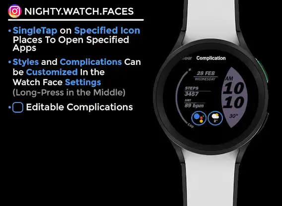 Sidenight - watch face screenshot 6
