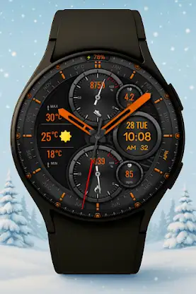Silent Hybrid Watch Face screenshot 4