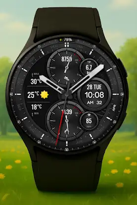 Silent Hybrid Watch Face screenshot 1