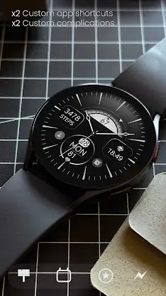 Silver Classic watch face screenshot 6