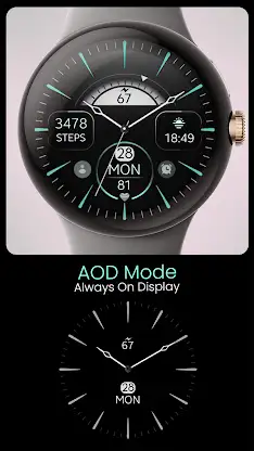 Silver Classic watch face screenshot 7