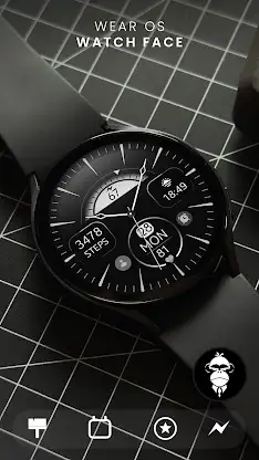 Silver Classic watch face screenshot 1