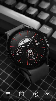 Silver Classic watch face screenshot 2