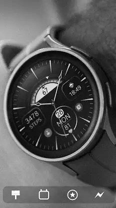 Silver Classic watch face screenshot 5