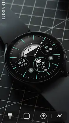 Silver Classic watch face screenshot 4