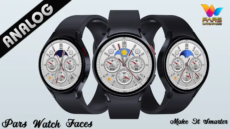 Silver Classic Watch Face screenshot 1