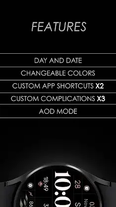 Simple Floral Watch Face screenshot 6