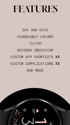 Simple Modern watch face screenshot 6