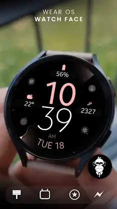 Simple Modern watch face screenshot 1