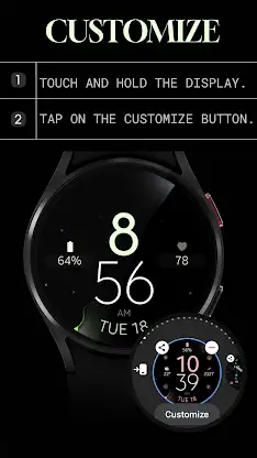 Simple Modern watch face screenshot 7