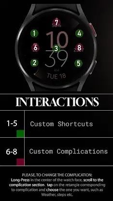 Simple Modern watch face screenshot 8