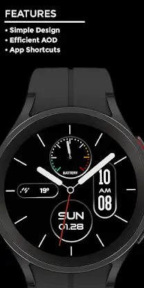 Simpnight - watch face screenshot 2