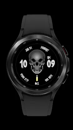 Skull watch face - Wear OS screenshot 1
