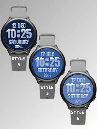 Winter Snow Women Watch Face screenshot 2