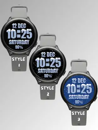 Winter Snow Women Watch Face screenshot 1