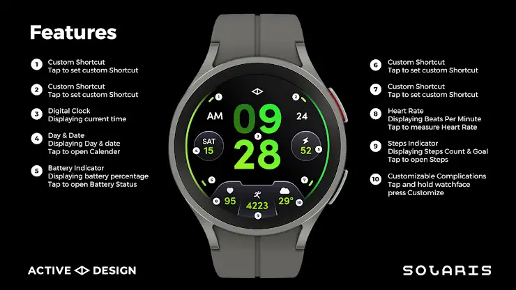 Solaris: Digital Watch Face screenshot 7