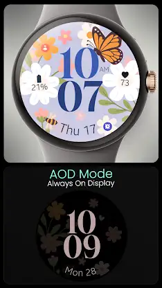 Spring Blossom Pink Watch Face screenshot 7