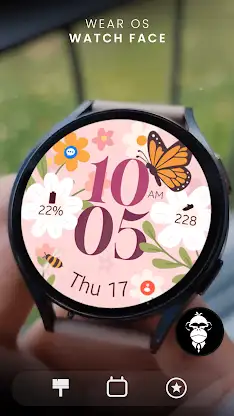 Spring Blossom Pink Watch Face screenshot 1