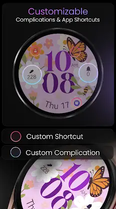 Spring Blossom Pink Watch Face screenshot 3