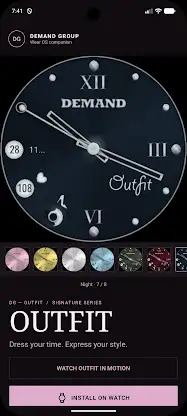 Outfit: Wear OS Watch Face screenshot 2