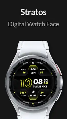 Stratos: Digital Watch Face screenshot 5