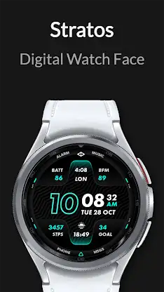 Stratos: Digital Watch Face screenshot 4