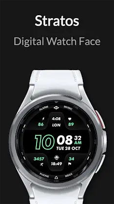 Stratos: Digital Watch Face screenshot 2