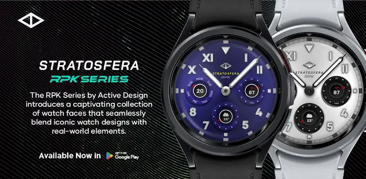 Stratosfera: Analog Watch Face — Android app banner