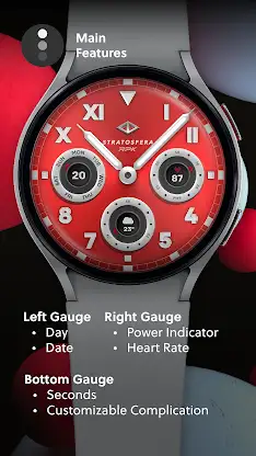 Stratosfera: Analog Watch Face screenshot 5