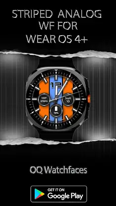 Striped Analog WF Wear OS 5+ screenshot 6