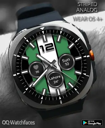 Striped Analog WF Wear OS 5+ screenshot 2