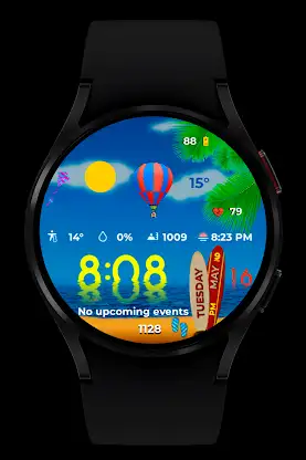 Summer Watch Face Wear OS screenshot 4