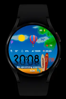 Summer Watch Face Wear OS screenshot 7