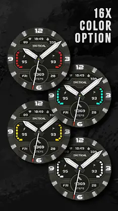 Tactical Watch Face screenshot 7