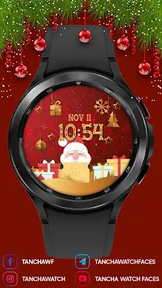 Tancha Christmas Watch Face screenshot 1